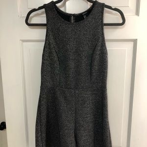 Black sparkly romper